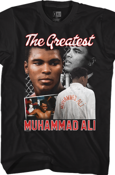 The Greatest Collage Muhammad Ali T-Shirt
