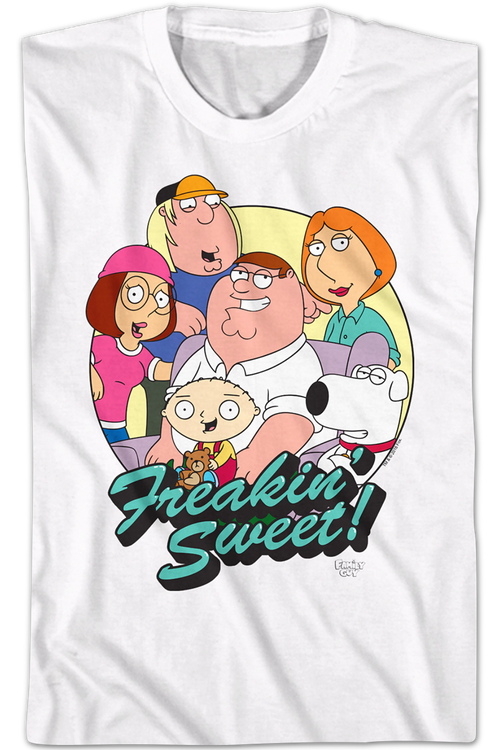 The Griffins Freakin' Sweet Family Guy T-Shirtmain product image