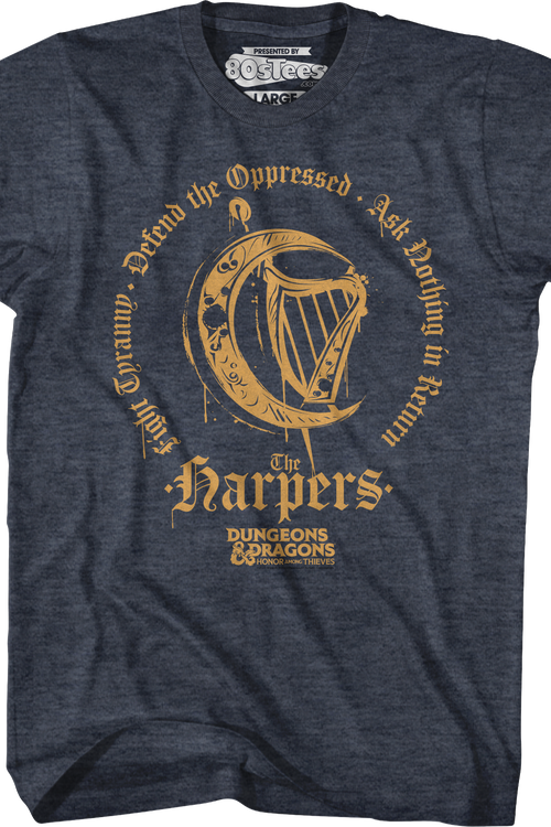 The Harpers Dungeons & Dragons T-Shirtmain product image