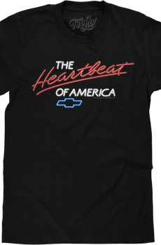 The Heartbeat of America Chevrolet T-Shirt