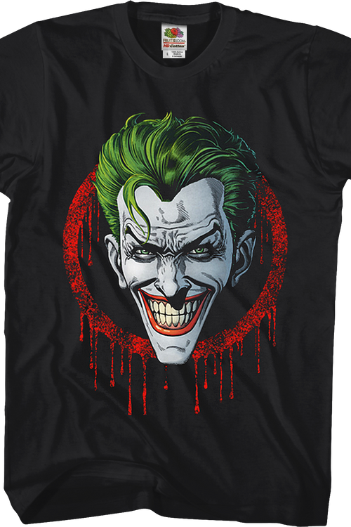 The Joker Dripping Blood DC Comics T-Shirtmain product image