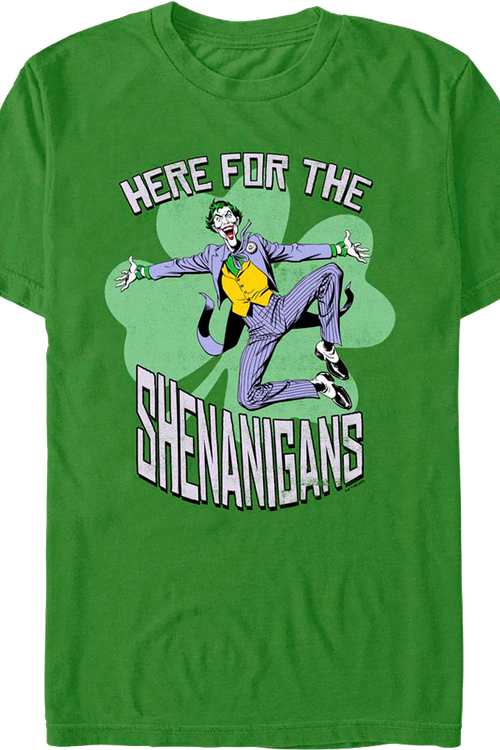 The Joker Here For The Shenanigans DC Comics T-Shirtmain product image