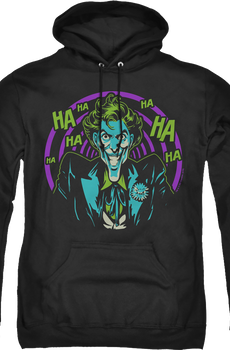 The Joker Spiraling Laughter DC Comics Hoodie