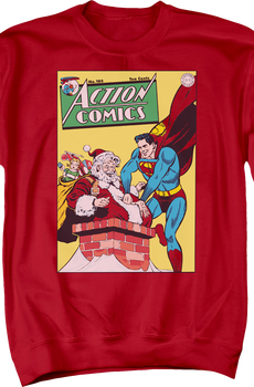 The Man Who Hated Christmas Superman Sweatshirt