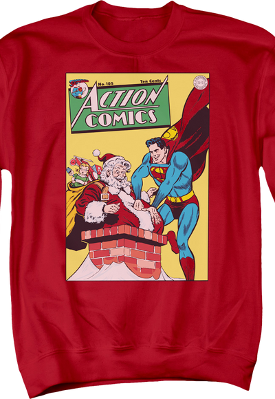 The Man Who Hated Christmas Superman Sweatshirt