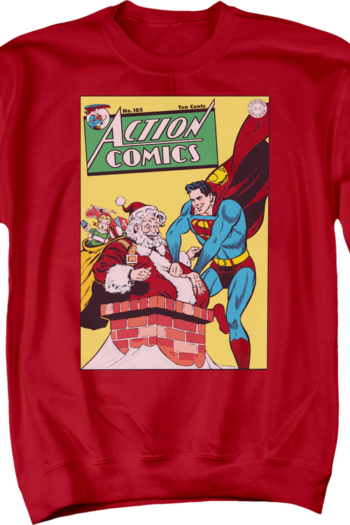 The Man Who Hated Christmas Superman Sweatshirtmain product image