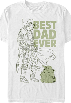 The Mandalorian Best Dad Ever Star Wars T-Shirt