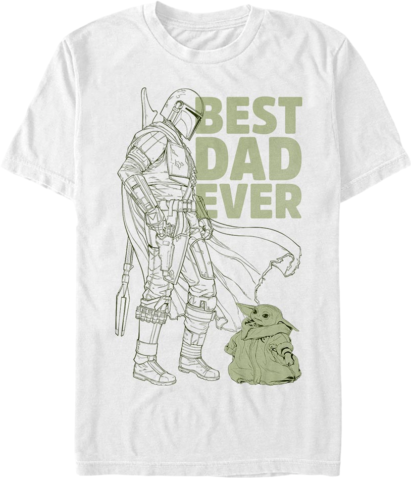 The Mandalorian Best Dad Ever Star Wars T-Shirt