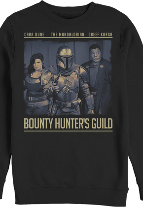 The Mandalorian Bounty Hunter's Guild Star Wars Sweatshirt