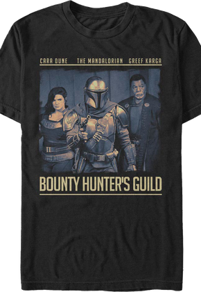 The Mandalorian Bounty Hunter's Guild Star Wars T-Shirt