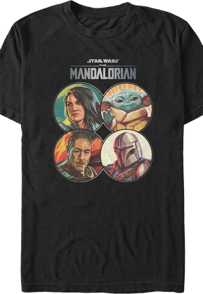 The Mandalorian Coin Collage Star Wars T-Shirt