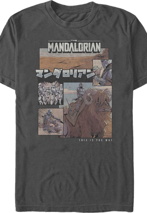 The Mandalorian Comic Book Star Wars T-Shirt