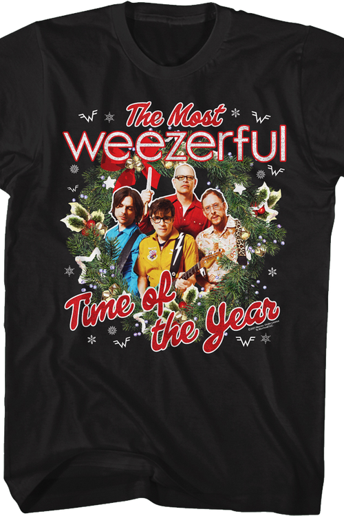 The Most Weezerful Time of the Year Weezer T-Shirtmain product image