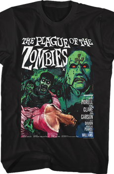 The Plague Of The Zombies Hammer Films T-Shirt