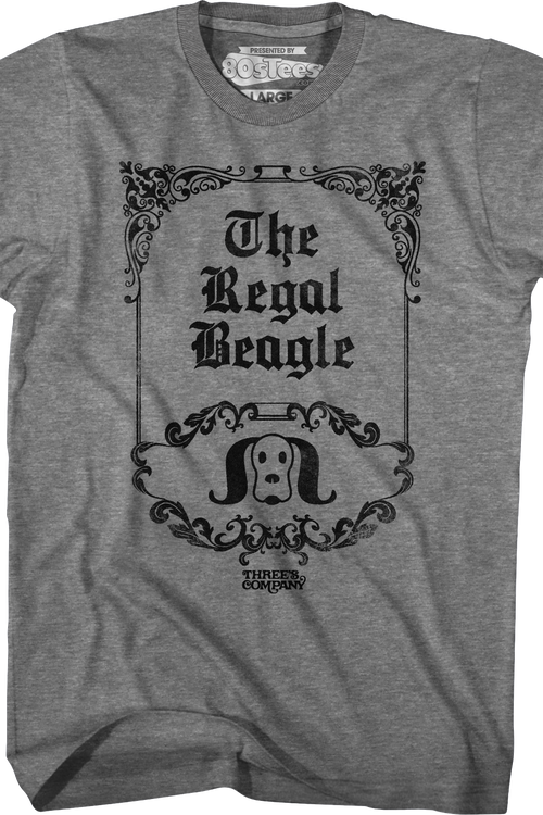 The Regal Beagle Three's Company T-Shirtmain product image