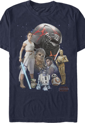 The Rise Of Skywalker Collage Star Wars T-Shirt