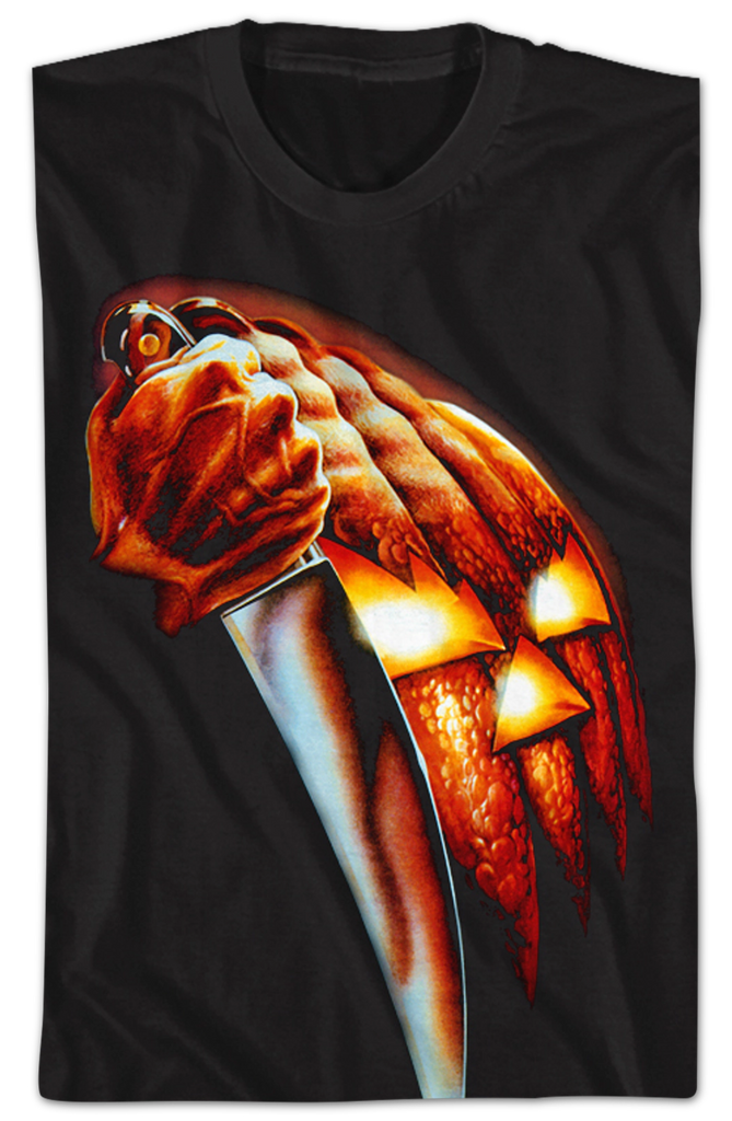 Maglietta Nera Urban Foxx Ispirata Al Poster Del Film Horror - Unisex