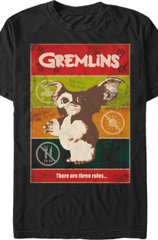 There Are Three Rules Gremlins T-Shirt