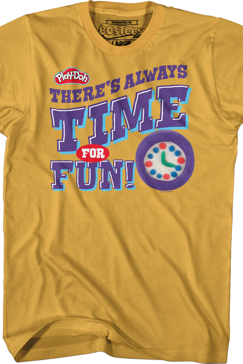 There's Always Time For Fun Play-Doh T-Shirtmain product image