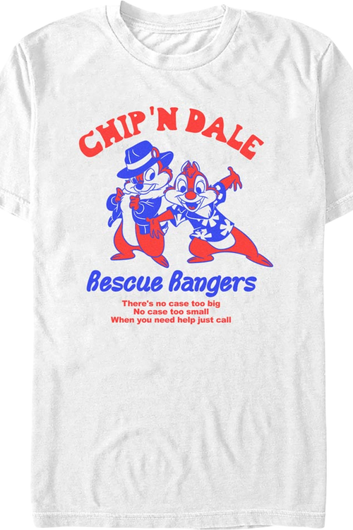 There's No Case Too Big Chip 'n Dale Rescue Rangers T-Shirtmain product image