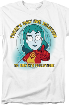 There's Only One Solution To Earth's Pollution Rick And Morty T-Shirt
