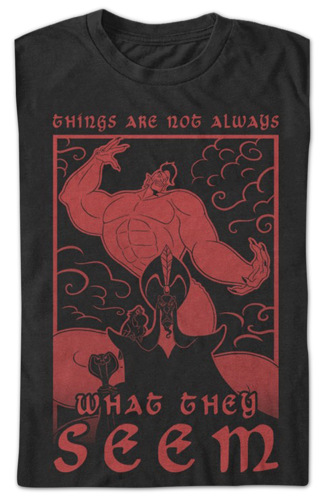 Things Are Not Always What They Seem Aladdin T-Shirt