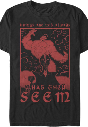 Things Are Not Always What They Seem Aladdin T-Shirt