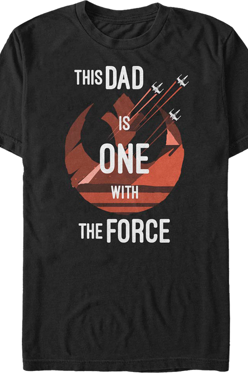 This Dad Is One With The Force Star Wars T-Shirtmain product image