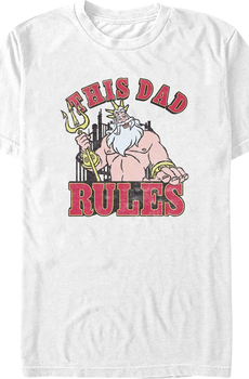 This Dad Rules Little Mermaid Disney T-Shirt