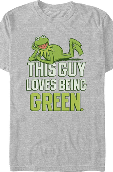 This Guy Loves Being Green Muppets T-Shirt