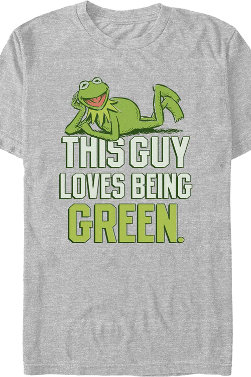 This Guy Loves Being Green Muppets T-Shirtmain product image