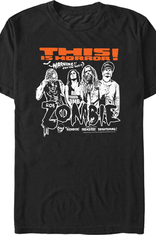 This Is Horror Rob Zombie T-Shirtmain product image