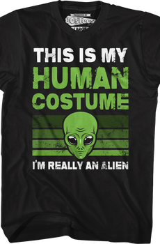 This Is My Human Costume T-Shirt
