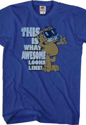 This Is What Awesome Looks Like Garfield T-Shirt