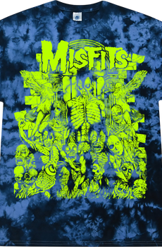 Tie Dye Earth AD/Wolfs Blood Misfits T-Shirt