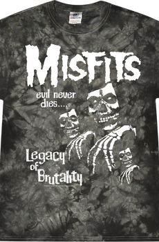Tie Dye Legacy Of Brutality Misfits T-Shirt