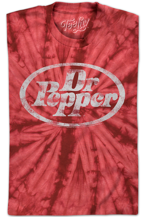 Tie Dye Logo Dr. Pepper T-Shirtmain product image