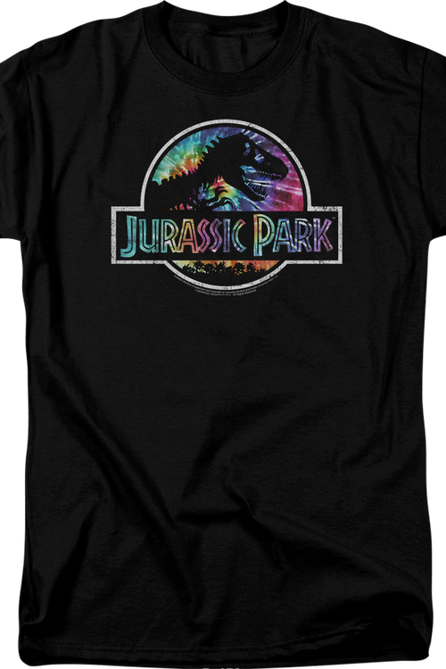 Tie Dye Logo Jurassic Park T-Shirtmain product image