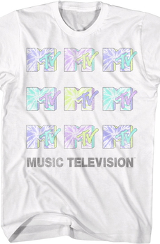 Tie Dye Logos MTV Shirt