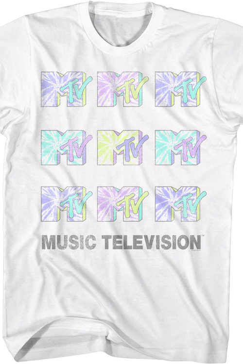Tie Dye Logos MTV Shirtmain product image