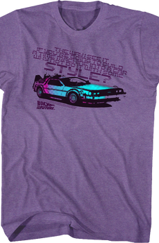 Time Machine With Some Style Back To The Future T-Shirt