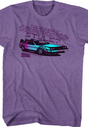 Time Machine With Some Style Back To The Future T-Shirt