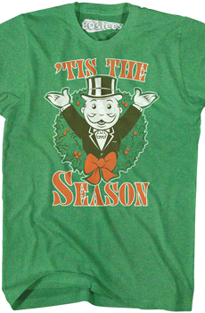 Pennybags Monopoly Christmas T-Shirt