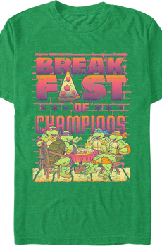 Breakfast Of Champions Teenage Mutant Ninja Turtles T-Shirt