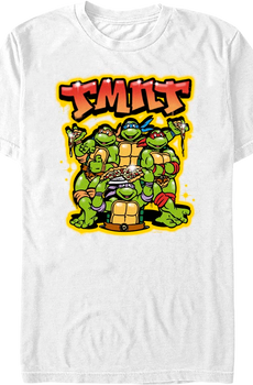 TMNT Airbrush Graffiti Teenage Mutant Ninja Turtles T-Shirt