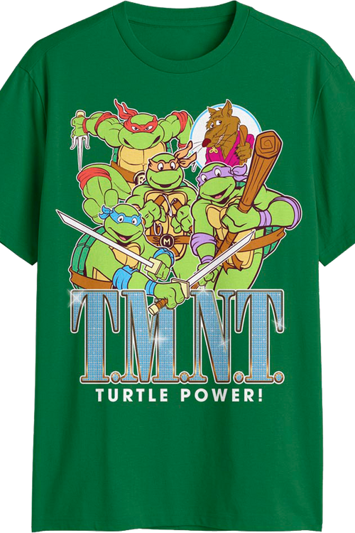 Turtle Power Action Poses Teenage Mutant Ninja Turtles T-Shirtmain product image