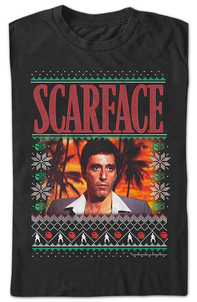 Tony montana 2025 christmas sweater
