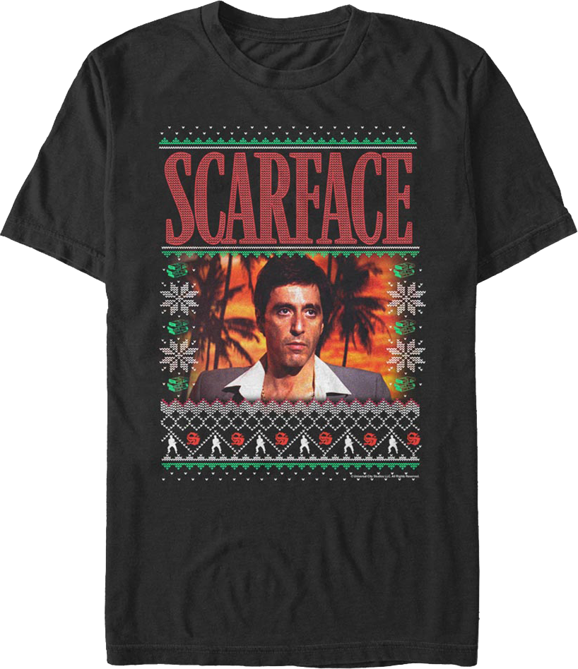 Scarface 2025 ugly sweater