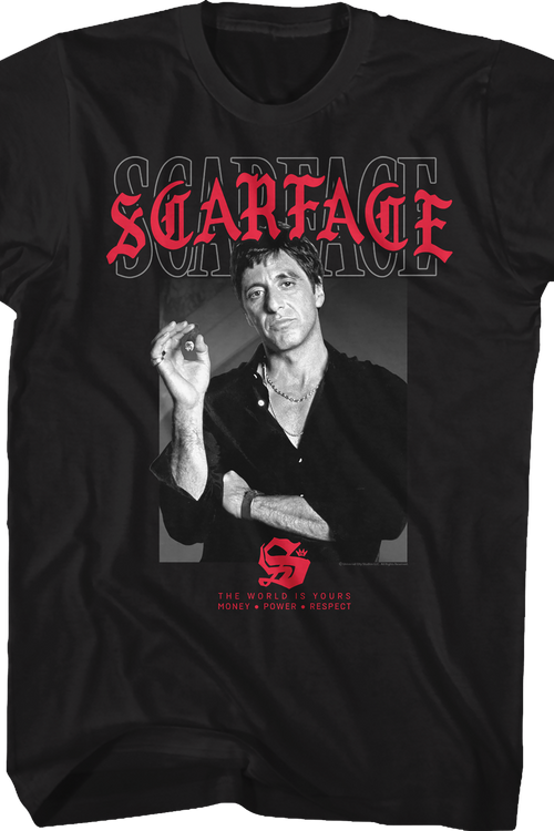 Tony Montana The World Is Yours Scarface T-Shirtmain product image