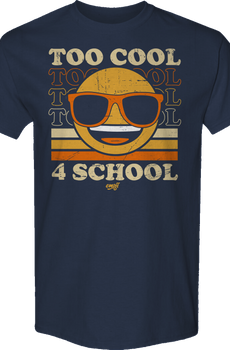 Too Cool 4 School Emoji T-Shirt